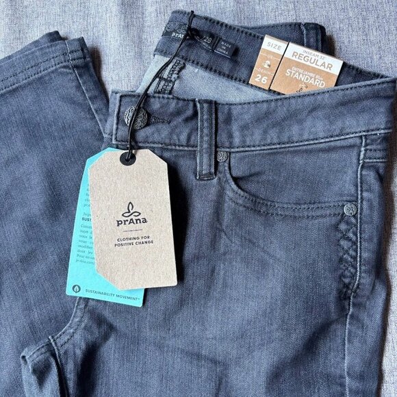 prAna Women's Jada Jean, Denim Solid,  2 Regular - Picture 2 of 7